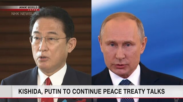Лидеры Японии и России подтвердили намерение продолжать переговоры о мирном договоре