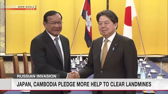Япония и Камбоджа помогут Украине в разминировании