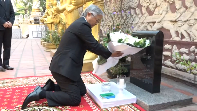 В Камбодже почтили память японского добровольца ООН, убитого в 1993 году