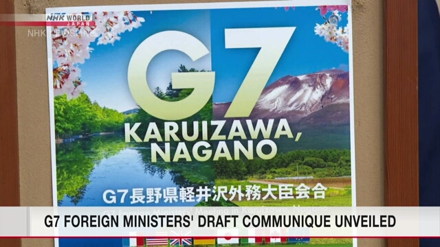 Проект заявления по итогам встречи министров иностранных дел стран G7 требует немедленного вывода российских войск из Украины