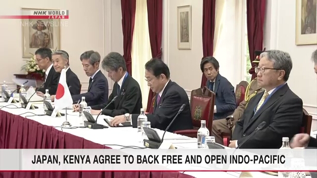 Лидеры Японии и Кении договорились сотрудничать по вопросу свободного и открытого Индо-Тихоокеанского региона