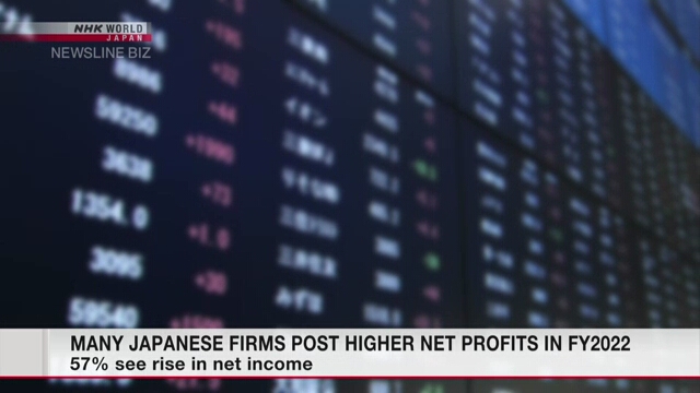 Многие японские фирмы сообщили о более высокой чистой прибыли в 2022 финансовом году
