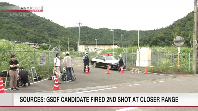 Кандидат в служащие Сил самообороны Японии произвел второй выстрел в инструктора с близкого расстояния