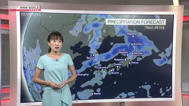 На побережье Японского моря ожидаются проливные дожди вплоть до воскресенья
