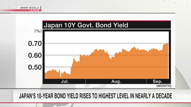 Доходность 10-летних облигаций Японии достигла максимума почти за 10 лет