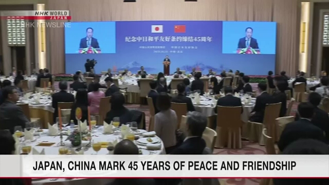 В Пекине прошла церемония по случаю 45-летия японо-китайского договора о мире и дружбе