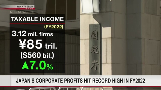Доходы японских корпораций достигли новой рекордно высокой величины в 2022 финансовом году