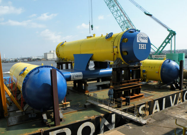 Япония успешно получила электроэнергию за счет подводных течений в океане