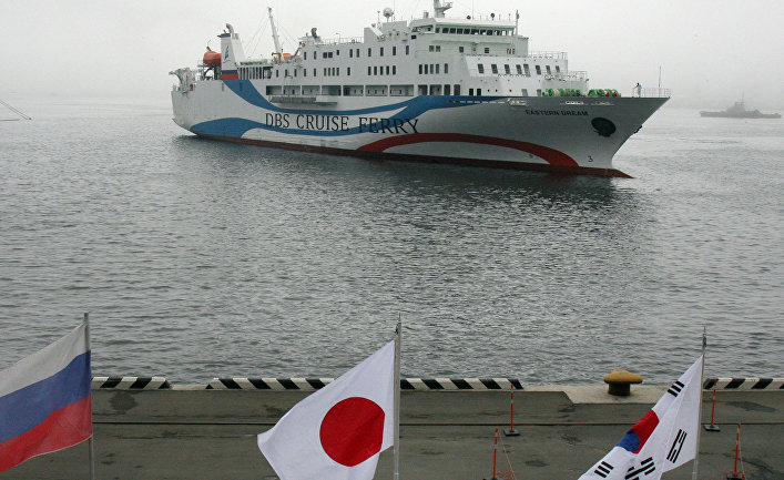 В конце ноября новая паромная линия свяжет Владивосток с Республикой Корея и Японией