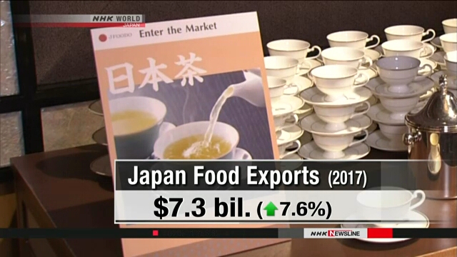 Объем экспорта в 2017 году в Японии достиг рекордного показателя
