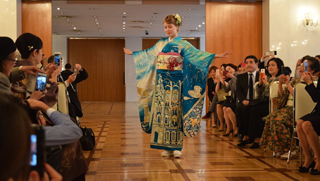 В Токио презентовали кимоно для представления России на Олимпиаде-2020