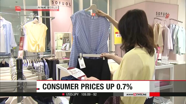 Потребительские цены в Японии продолжают расти
