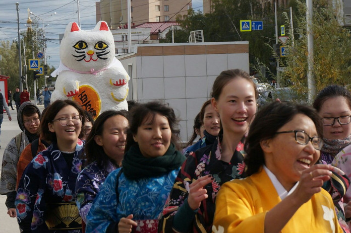 В Якутске состоялся японский фестиваль золотой осени