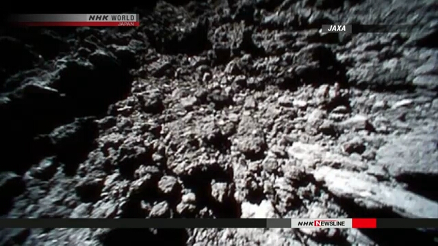 JAXA опубликовало снимки, сделанные роботами на поверхности астероида Рюгу