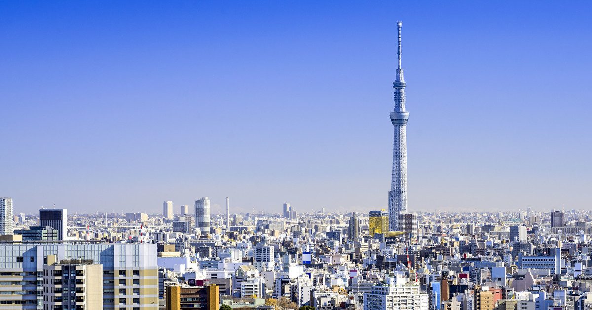 На телебашне Tokyo Skytree проводят эксперимент с измерением времени