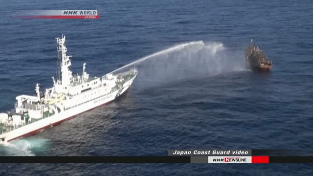 Управление береговой охраны Японии сообщило, что более 1600 северокорейских рыболовных судов занималось нелегальным промыслом