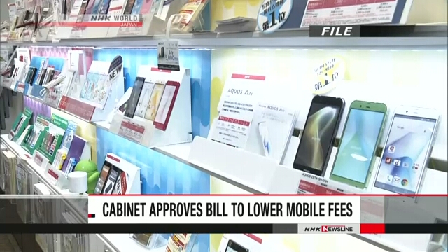 Кабинет министров Японии утвердил законопроект, направленный на снижение стоимости услуг мобильной связи