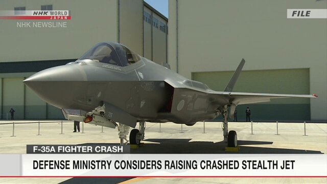 Министерство обороны Японии планирует поднять обломки упавшего самолета F35