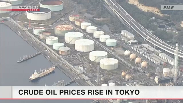 Стоимость фьючерсов на сырую нефть в Токио поднялась более чем на 12%