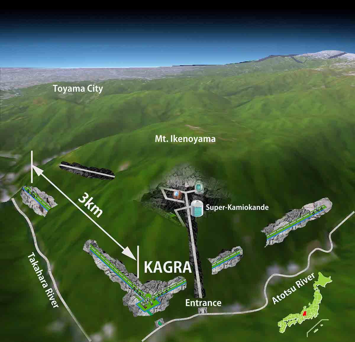 В Японии в эксплуатацию вошел объект KAGRA