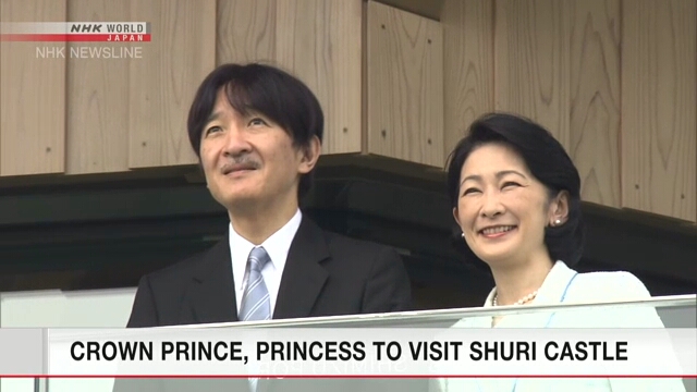 Наследный принц и принцесса посетят замок Сюри