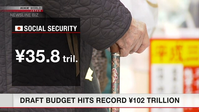 Проект бюджета Японии на будущий год стал рекордным, превысив 102 трлн иен