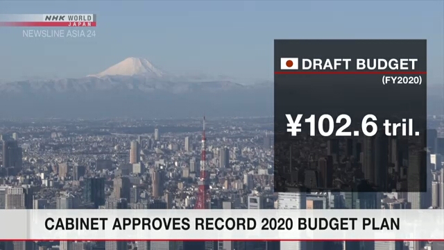 Кабинет министров Японии одобрил проект бюджета на 2020 финансовый год