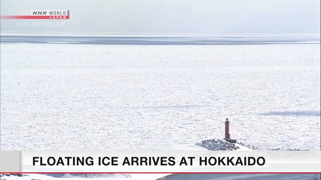 Плавучий лед впервые в этом году достиг побережья японской префектуры Хоккайдо