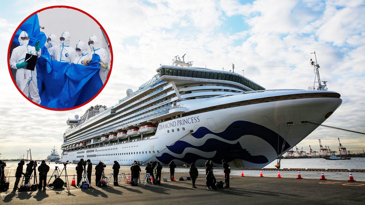 В Японию вернулся ставший символом начала пандемии в стране лайнер Diamond Princess