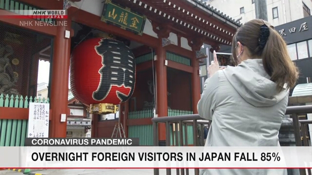 Число иностранных туристов в Японии в марте сократилось до рекордно низкого уровня