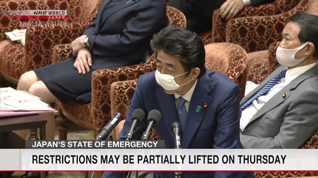Япония рассмотрит возможность частичной отмены режима чрезвычайной ситуации