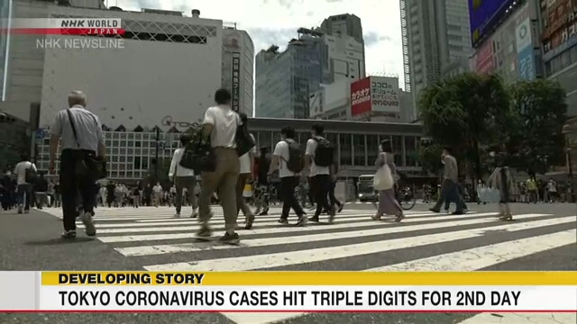 Второй день подряд число новых случаев заражения коронавирусом в Токио превысило 100