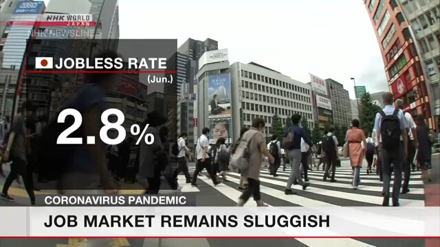 Уровень безработицы в Японии снизился до 2,8%
