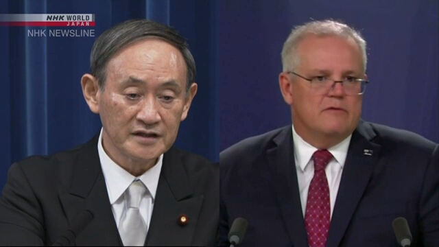 Суга Ёсихидэ и Скотт Моррисон договорились углублять сотрудничество Японии и Австралии