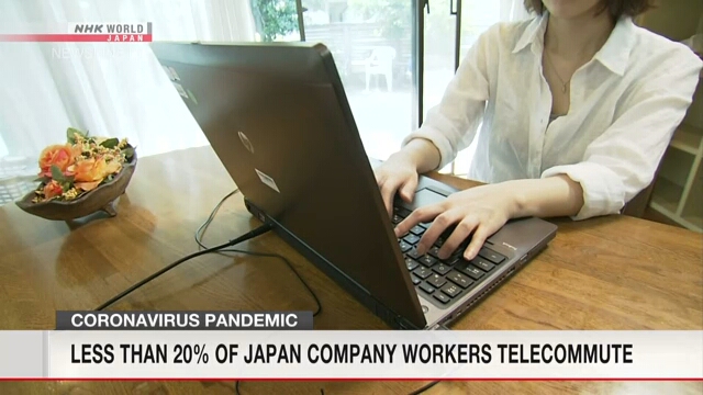 Менее 20% сотрудников японских компаний работают в удаленном режиме