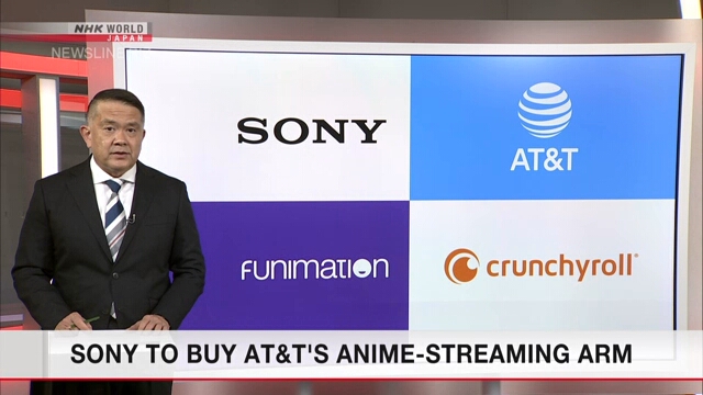 Компания Sony приобретет бизнес потоковой трансляции анимэ американской AT&T