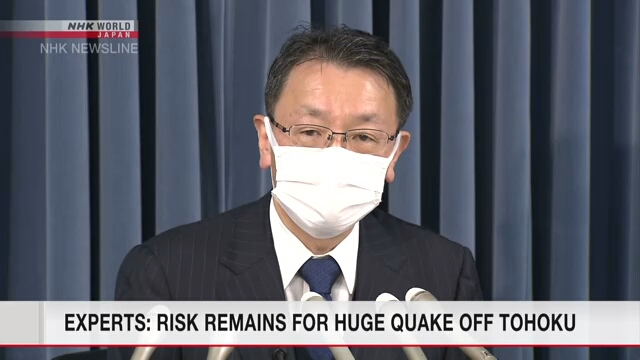 Эксперты предупреждают, что риск мощного землетрясения у берегов региона Тохоку сохраняется