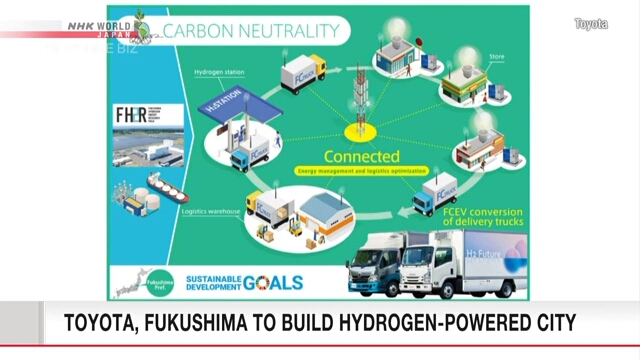 Префектура Фукусима и компания Toyota создадут город, использующий водород как источник энергии