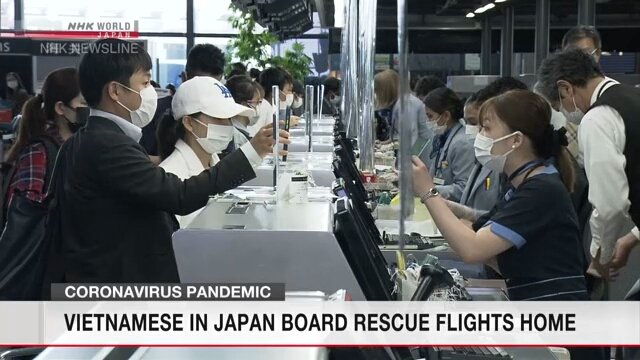 Вьетнамцы возвращаются из Японии на родину при помощи вывозных авиарейсов