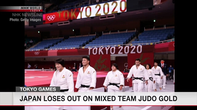 Японские дзюдоисты потерпели поражение в финале соревнований смешанных команд
