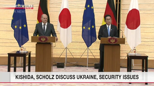 Кисида и Шольц обсудили ситуацию в Украине, вопросы безопасности
