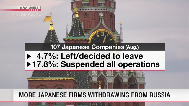 Растет число японских компаний, уходящих из России