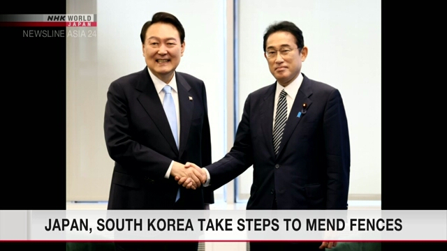 Лидеры Японии и Южной Кореи договорились развивать двусторонние отношения