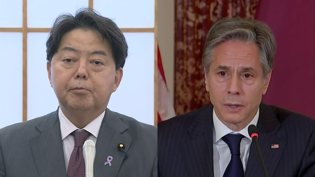 Министры иностранных дел Японии и США осудили ракетные запуски Северной Кореи