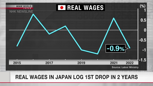 Реальная заработная плата в Японии продолжает сокращаться