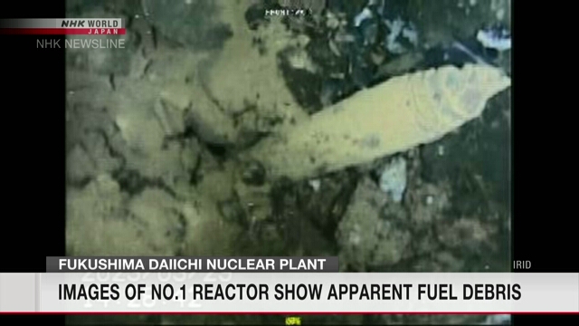На изображениях из реактора №1 АЭС «Фукусима дай-ити» видны, как представляется, обломки топлива
