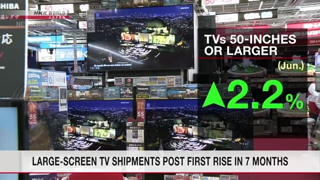 Впервые за 7 месяцев выросли поставки телевизоров с большим экраном