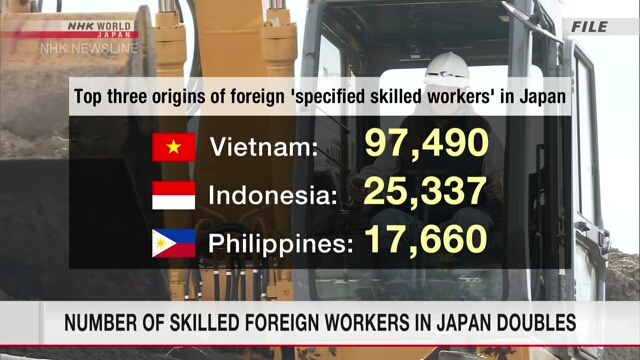 Япония принимает все больше иностранцев со статусом «работника с особой квалификацией»