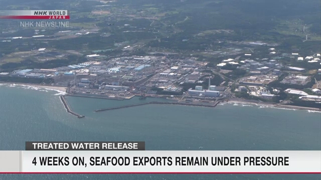Японский экспорт морепродуктов страдает на фоне продолжения сброса обработанной воды в океан