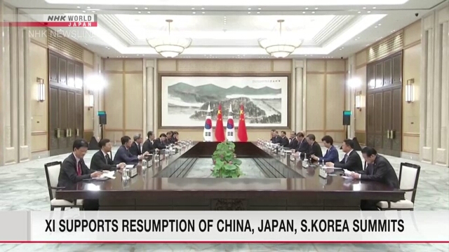Председатель КНР выразил поддержку возобновлению саммитов с участием Китая, Японии и Южной Кореи